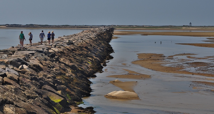 breakwater and lighthouse